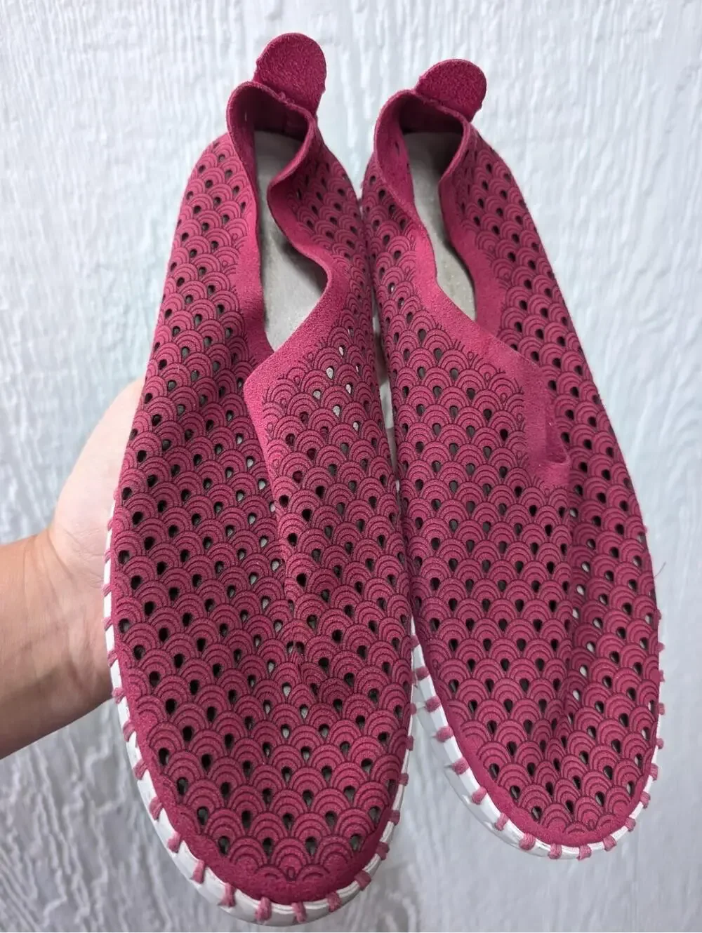 Ilse Jacobsen Tulip Sneakers Flats Shoes In Wildberry Jam Size EU 41 US 10.5